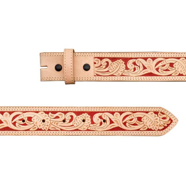 Red Vine Leather Belt 